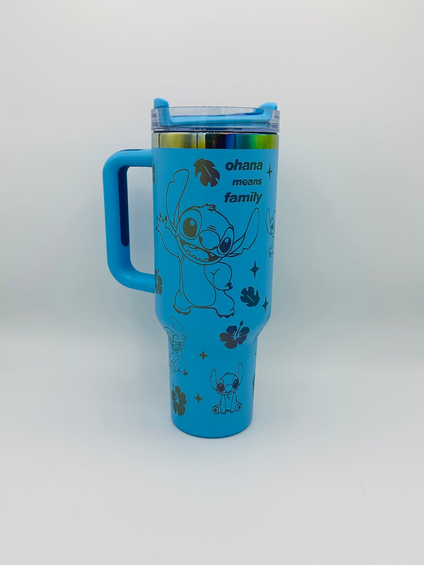 Stitch 40oz. Blue tumbler